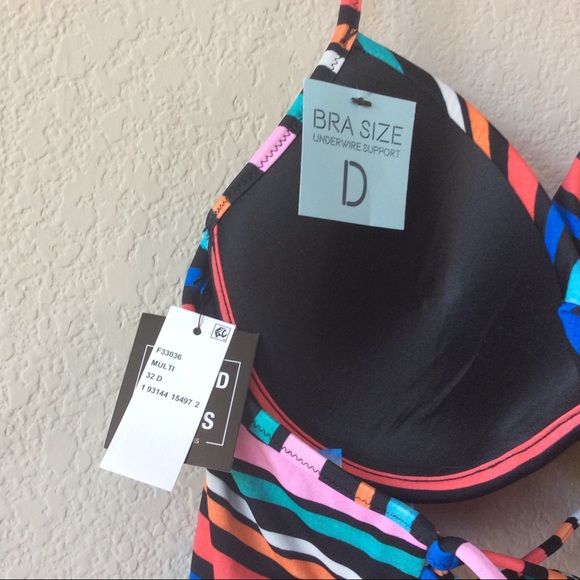 NWT Sundazed Twist 1pc Cutout Corset Swimsuit 32B - Picture 6 of 6